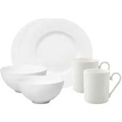 FRÜHSTÜCKS-SET Royal weiß 6-tlg.