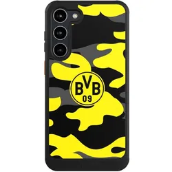 Nivocase Hülle für Samsung Galaxy S23+ Handyhülle NIVOcore Case Schwarz BVB Borussia Dortmund Fanartikel (Samsung Galaxy S23+), Smartphone Hülle, Schwarz