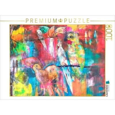 CALVENDO Puzzle Abstrakte Vögel | 1000 Teile Lege-Größe 64x48cm Foto-Puzzle für glückliche Stunden