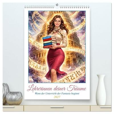 Lehrerinnen deiner Träume (hochwertiger Premium Wandkalender 2027 DIN A2 hoch), Kunstdruck in Hochglanz