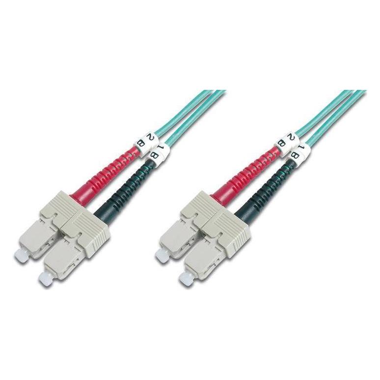 ACT 10 meter LSZH Multimode 50/125 OM4 fiber patch cable duplex with SC connectors (10 m) (RL3710)