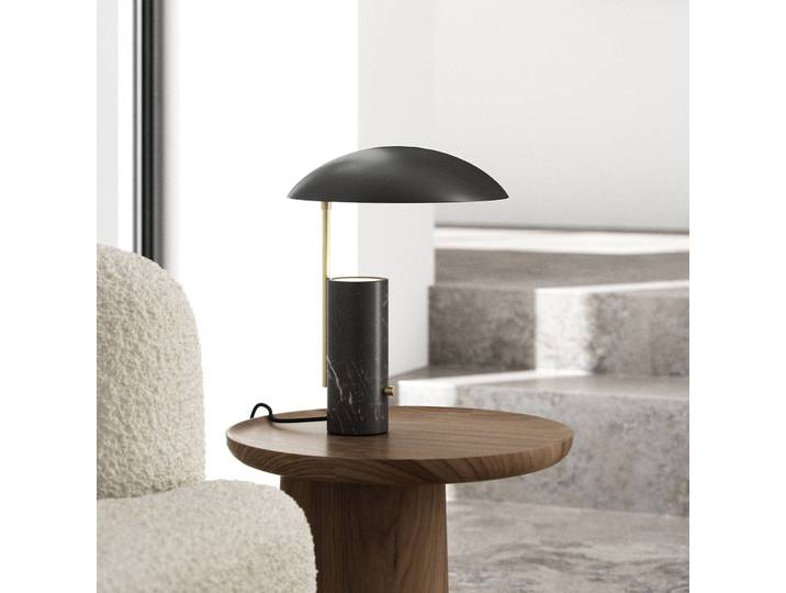 DFTP by Nordlux Designer Tischlampe Mademoiselles, schwarz, für Wohn- / Esszimmer, Stein, Design, Tischlampe