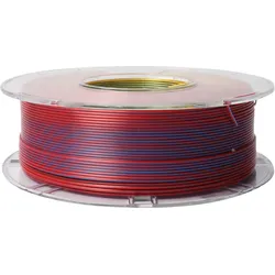 PMMA-1022-005 - Filament, PLA Silk, dreifarbig, Rot-Gelb-Blau, 1,75 mm, 1 kg