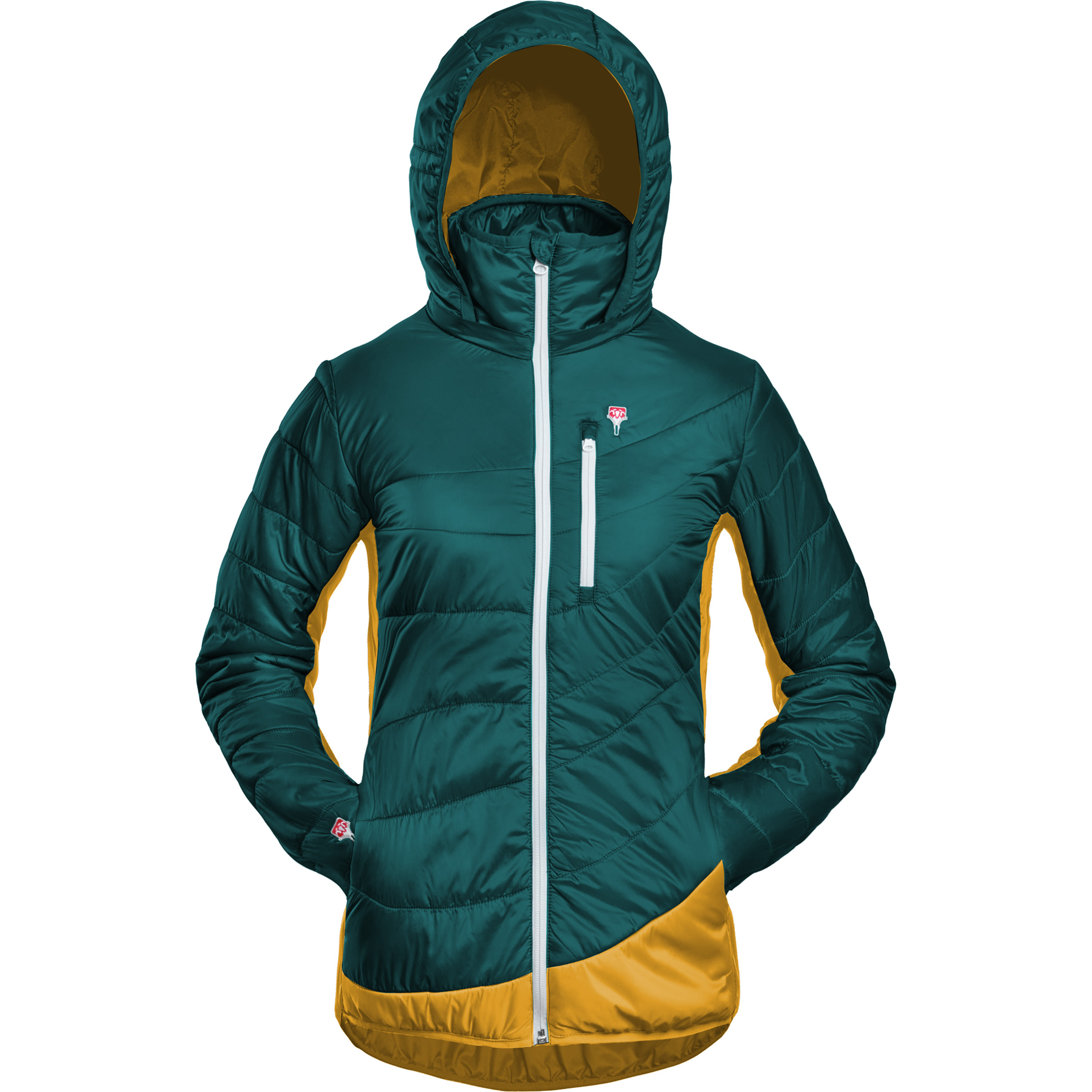 Grüezi Bag Refreshful SilkWool Damen Isolationsjacke gruen Größe L Trekking Klein verpackbar Wasserabweisend