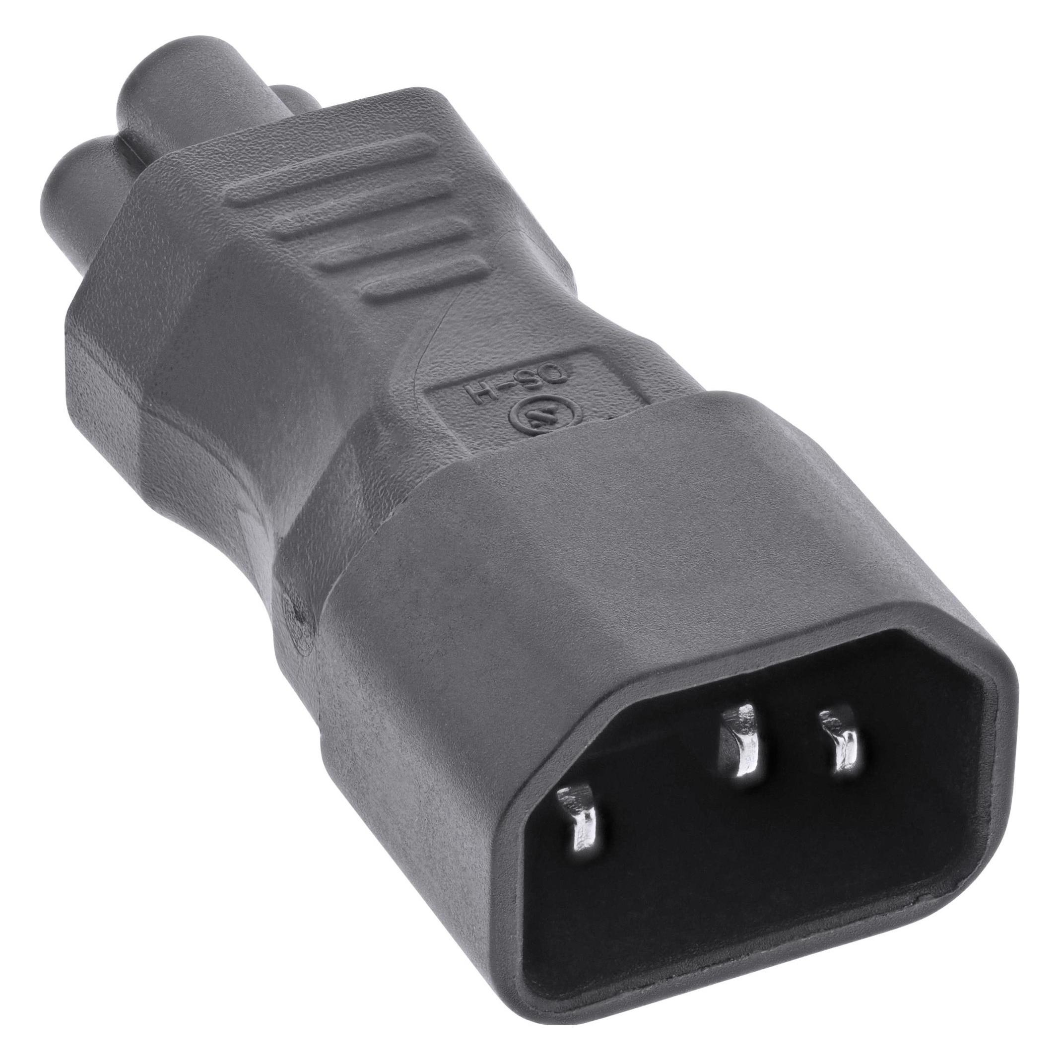 InLine Netzadapter IEC 60320 C14 / C5 (C14) (16723B)