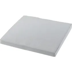 Diamond Garden Sitzkissen VENEDIG, Kunststoffgewebe Silber/Weiß - Auslaufartikel