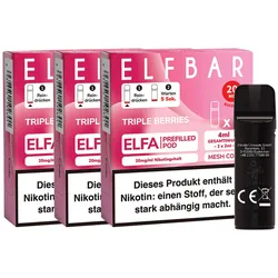 ELFBAR ELFA Prefilled Pod x 2 - Triple Berries 2.0%, 3er Pack