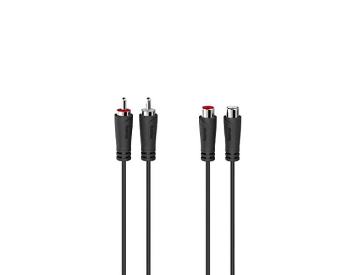 Hama 00205095 audio cable 5 m 2 x RCA Black
