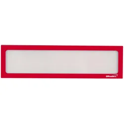 Ultradex, Magnet, Magnetrahmen Infotasche Werkstoff: PET Farbe: rot (5x)