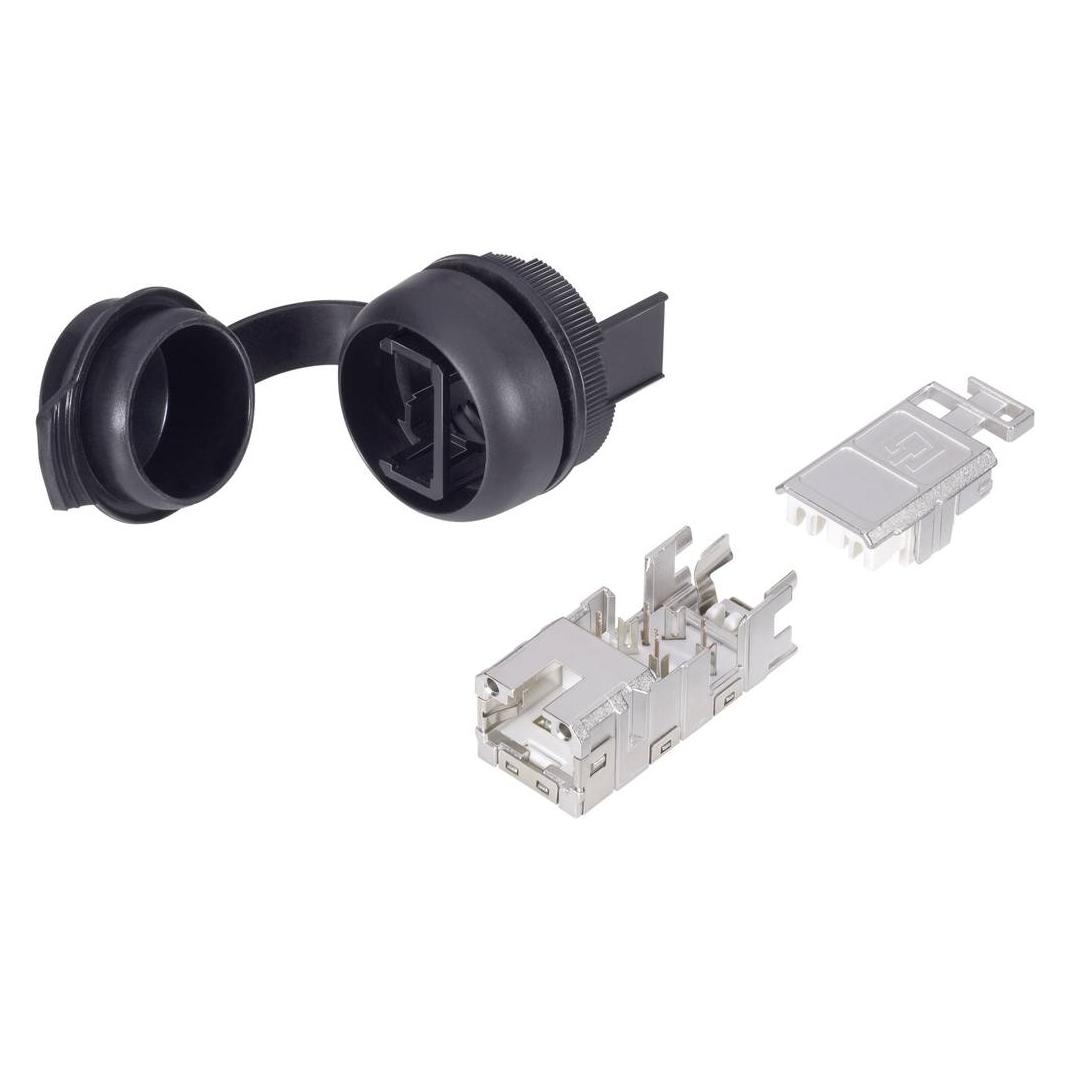 Weidmüller RJ45 Buchsenstecker 6a IP65 TIA-B (IE-FCM-RJ45-FJ-B -1018820000)
