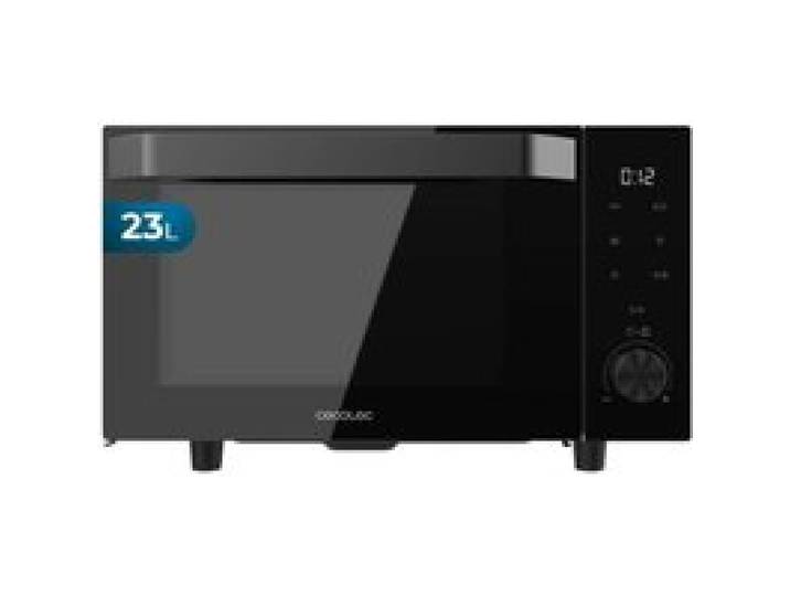 Cecotec Micro-ondes sans Plateau Proclean 6040 Flatbed Door. 800W 23L Porte Rabattable 10 Niveaux de Puissance 8 Programmes