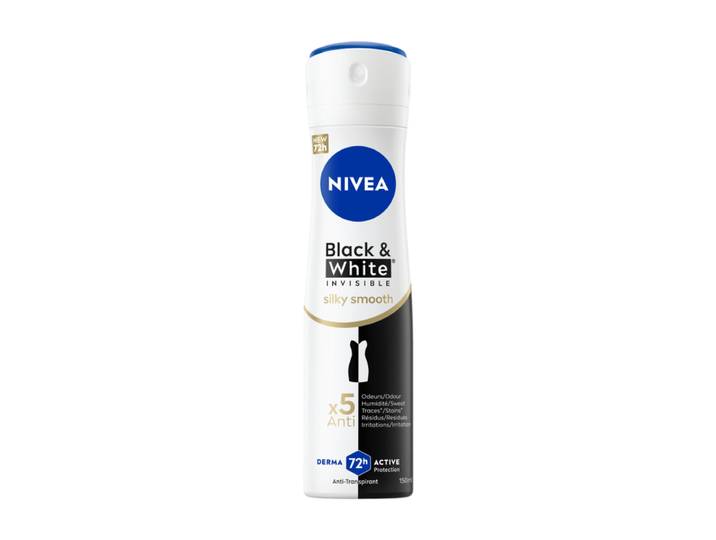 NIVEA deospray - onzichtbaar zwart &amp; wit zijdezacht 150 ml