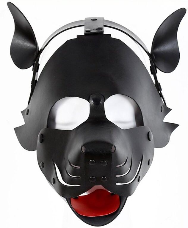 Kinky Puppy Masque Dog Pup Noir
