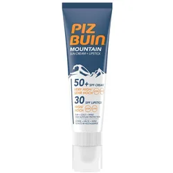 PIZ Buin Mountain Sun Cr.LSF 50+ & Lipstick LSF 30 1 P