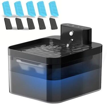 Uplift Picks Wireless Cat Water Fountain With Sensor For Fresh Pet Hydration set A