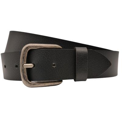 Ledergürtel ANNAMATONI "AnnaMatoni Ledergürtel Hiro Ledergürtel Hiro", Herren, Gr. TW95 - 110cm Gesamtlänge, schwarz (schwarz 790), 100% Leder, Gürtel Ledergürtel
