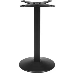 Bistromania Tischfuß RONDO – Runde Basis – Schwarz – Ø43xH72 cm