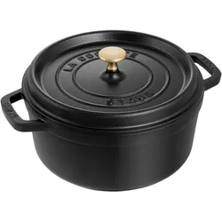 Staub Cocotte, Pfanne + Kochtopf, Schwarz
