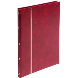 Exacompta Briefmarkenalbum 22,5x30,5cm 16 Seiten bordeaux