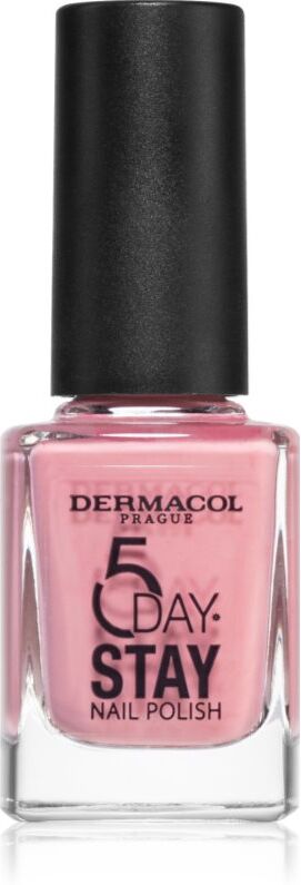 Dermacol 5 Day Stay long-lasting nail polish shade 09 Candy Shop 11 ml
