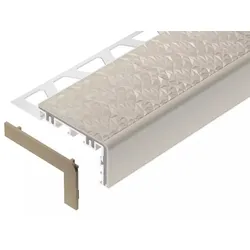 Schlüter Systems TREP-V 60/EK Endkappe Endkappenset: 1x Endkappe links + 1x Endkappe rechts PVC (Polyvinylchlorid) HB - Hellbeige