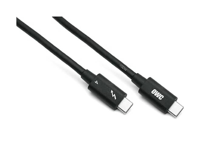 OWC 2,0M Thunderbolt 4 / USB-C kabel - Universele en volledige mogelijkheid voor alle Thunderbolt 3, Thunderbolt 4, USB-C en USB4 apparaten