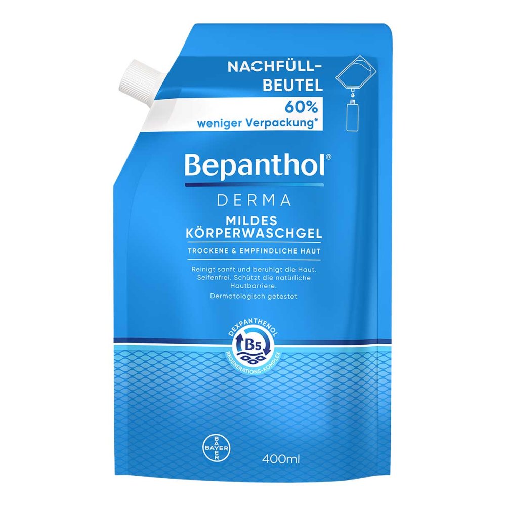Bayer Vital GmbH Bepanthol Derma Mildes Körperwaschgel Nachfüllbeutel 16529808