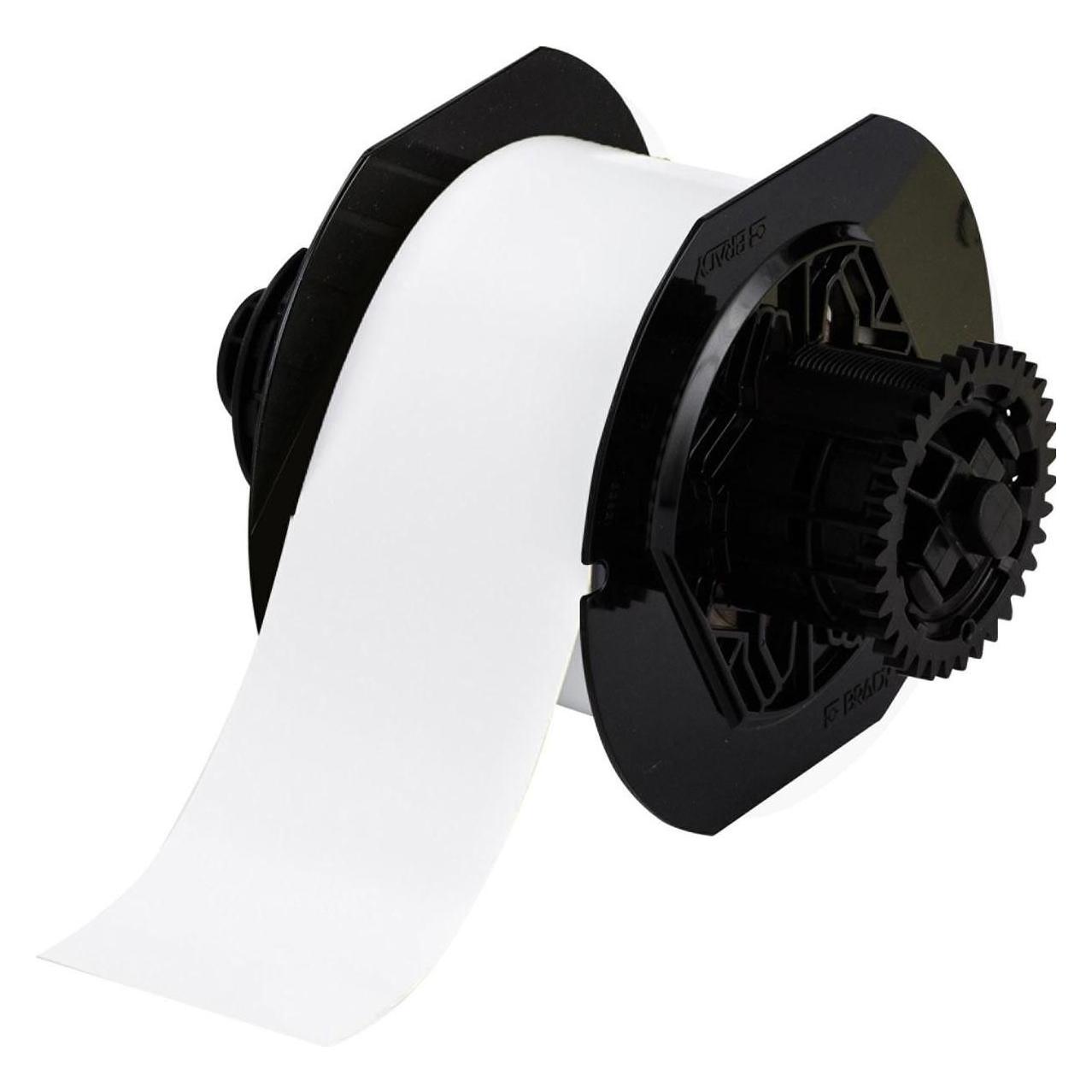Brady B30C-2500-551-WT, Polyester-Anhänger, Weiss, matt, 63.50 mm x 15.24 m, nicht klebend, Endlos (63.50 mm) (B30C-2500-551-WT)
