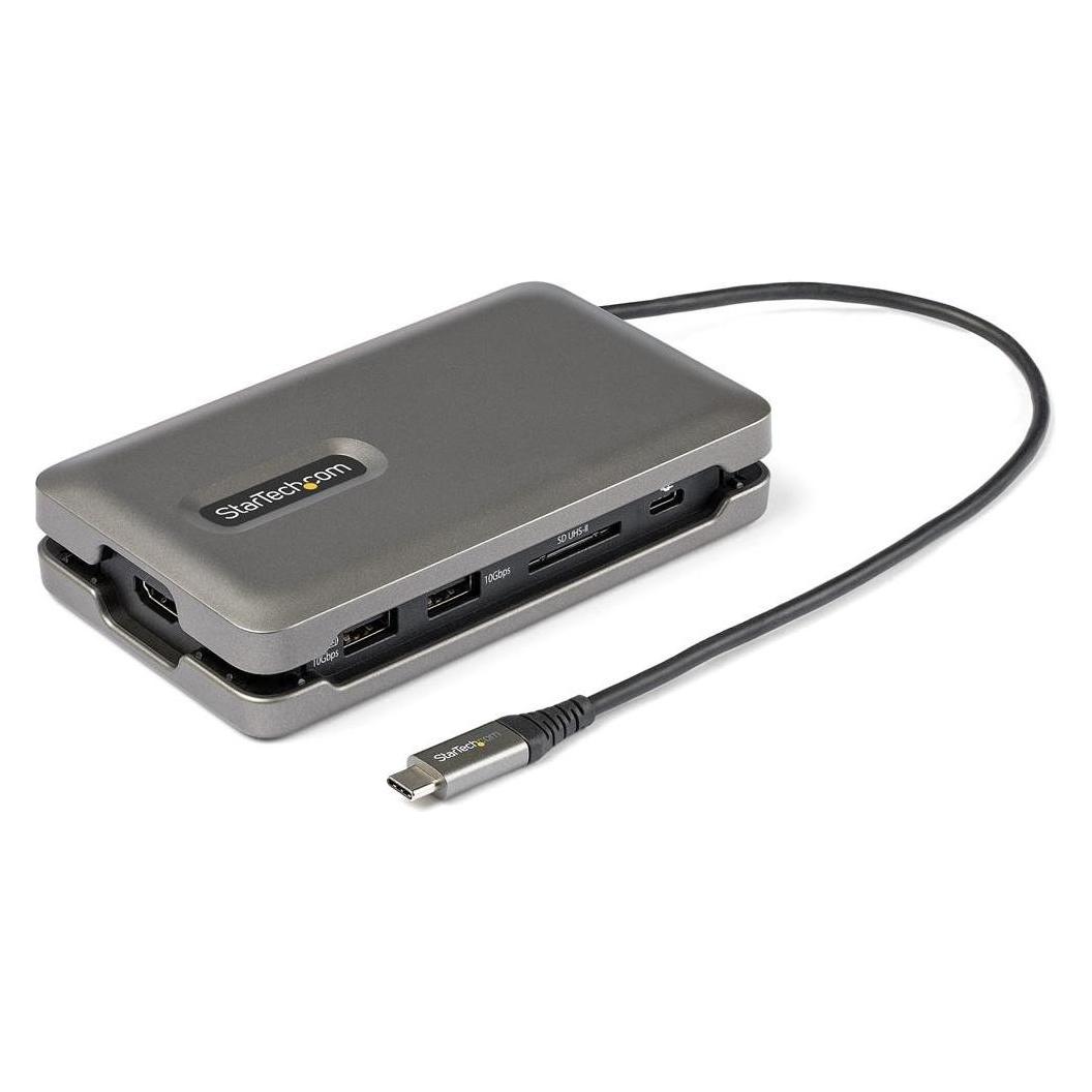 StarTech com DKT31CSDHPD3, Verkabelt, USB 3.2 Gen 2 (3.1 Gen 2) Type-C, 100 W, 2.0b, 10,100,1000 Mbi (USB-C, 3 Ports) (DKT31CSDHPD3)