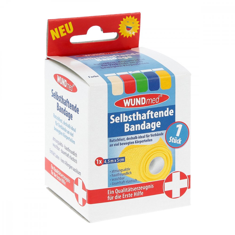 Axisis GmbH Bandage selbsthaftend 5 cmx4,5 m farb.sort. 09230776