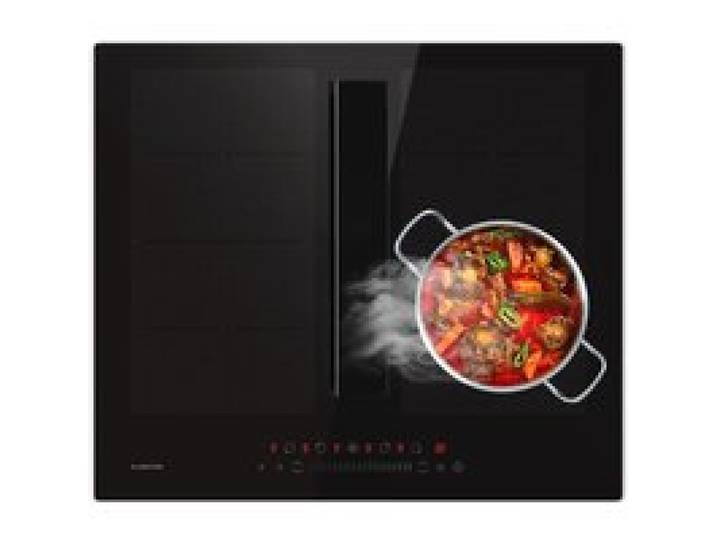Klarstein Chef-Fusion Down Air System plaque à induction + hotte aspirante 60cm 598 m³/h EEC A
