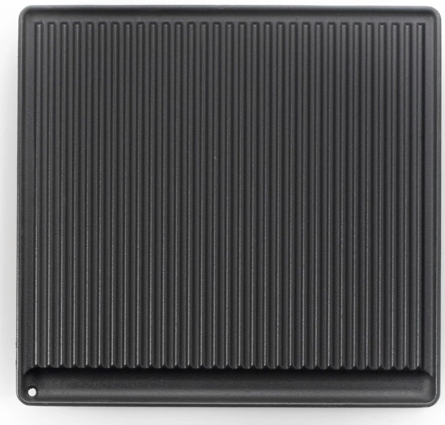 Ompagrill PIASTRA DI COTTURA IN GHISA RIGATA 40X43CM
