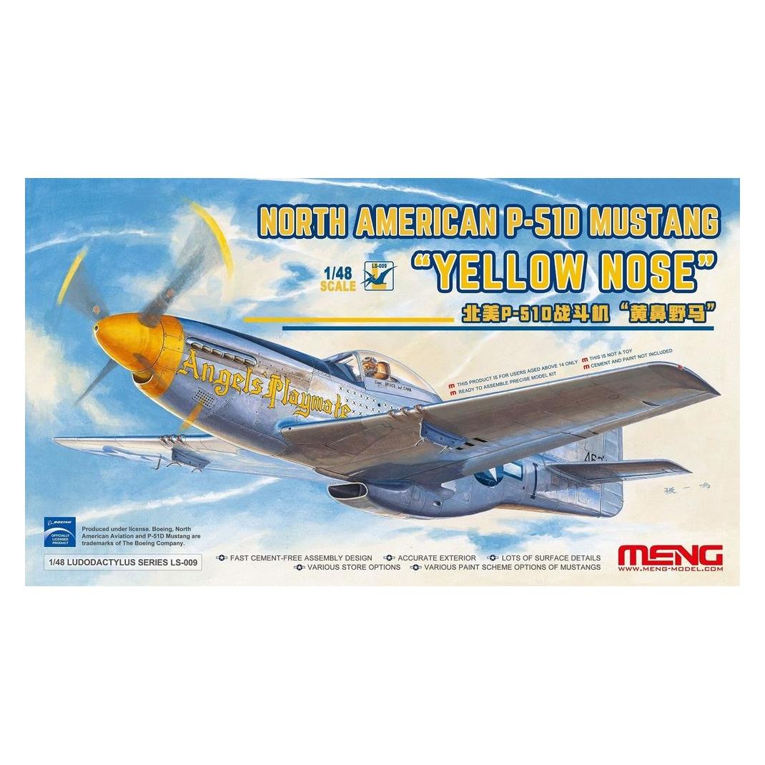 Meng-Model North American P-51D Mustang"Yelloe Nose (LS-009)