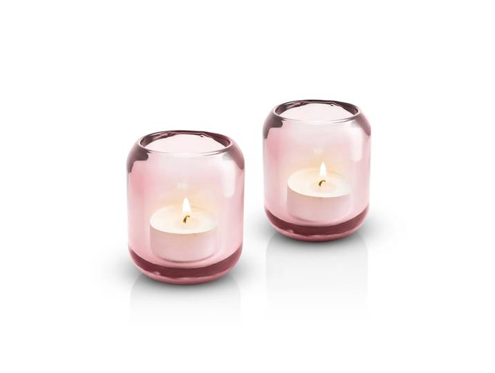 Eva Solo Photophore Acorn, lot de 2 Rose