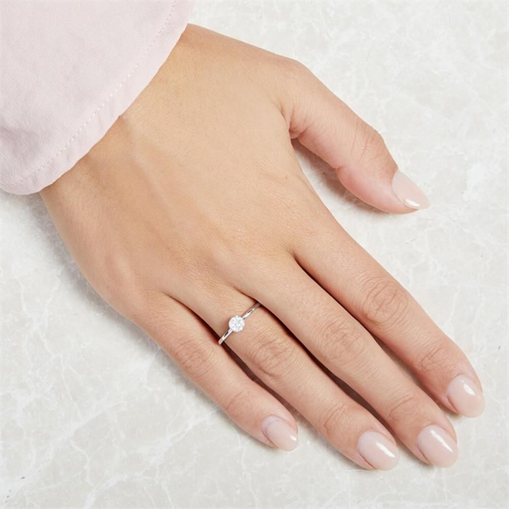 Unique Silber Ring 925er Zirkonia besetzt