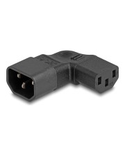Delock Netzadapter IEC 60320 C14 auf C13 Stecker Buchse 10 A 90° links rechts (80474)