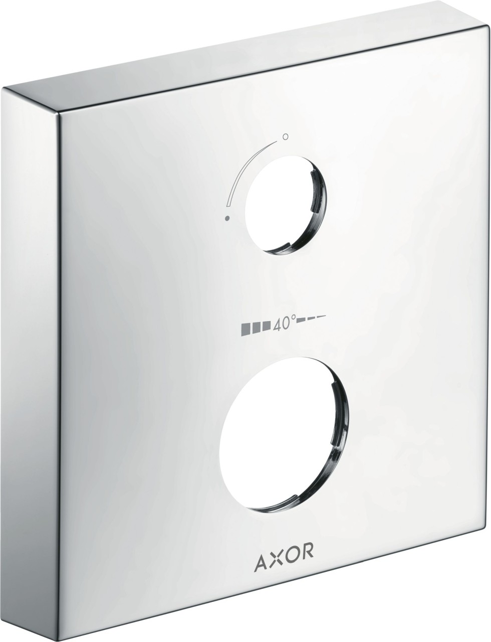 Hansgrohe Verlängerungsrosette eckig Pfeil 2-Loch chrom, 14970000 , 14970000 14970000