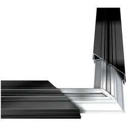 Karle und Rubner, Holzverbinder, Eckverbinder für Unterkonstruktions-Schiene TWIXT-Isostep-CLIP (Eckverbinder, 2 Stk.)