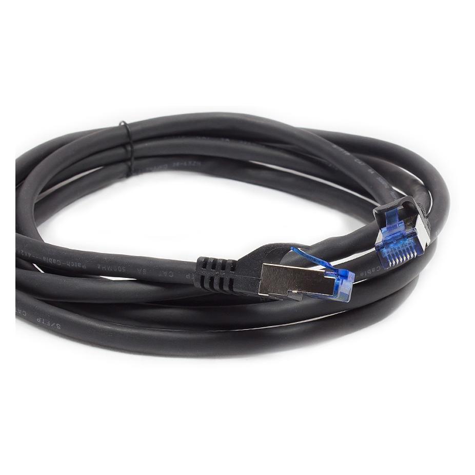 Good Connections Alcasa 8060-SF015S Netzwerkkabel 1,5 m Cat6a S/FTP (S-STP) Schwarz (S/FTP, CAT6a, 1.50 m) (8060-SF015S)