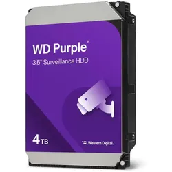 Western Digital Purple Interne Festplatte 4 TB 5400 RPM 128 MB 3.5" Serial ATA III