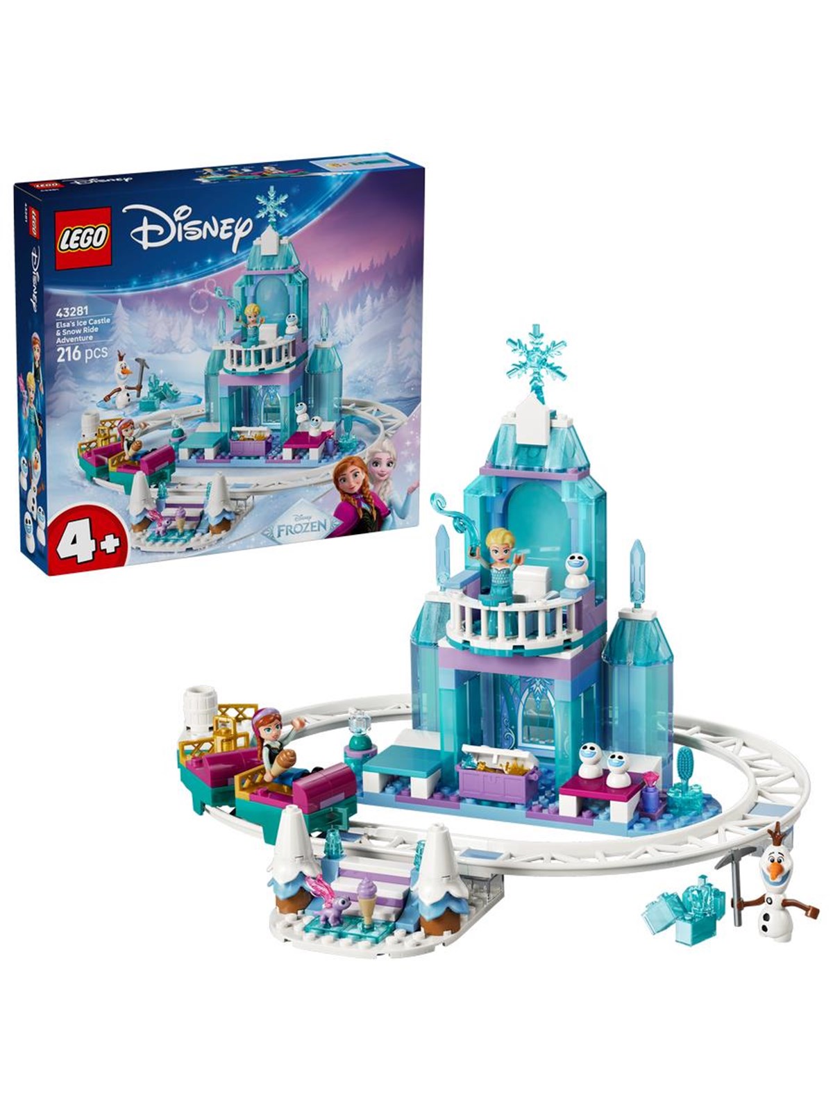 LEGO Disney 43281 Elsas Schlittenfahrt um den Eispalast