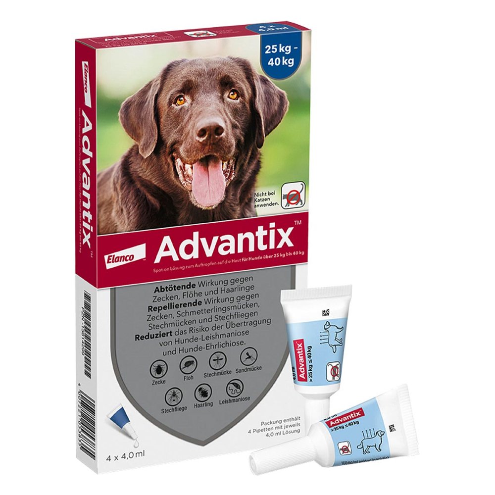 Elanco Deutschland GmbH Advantix Spot-On für Hunde 25 - 40 kg 13814299