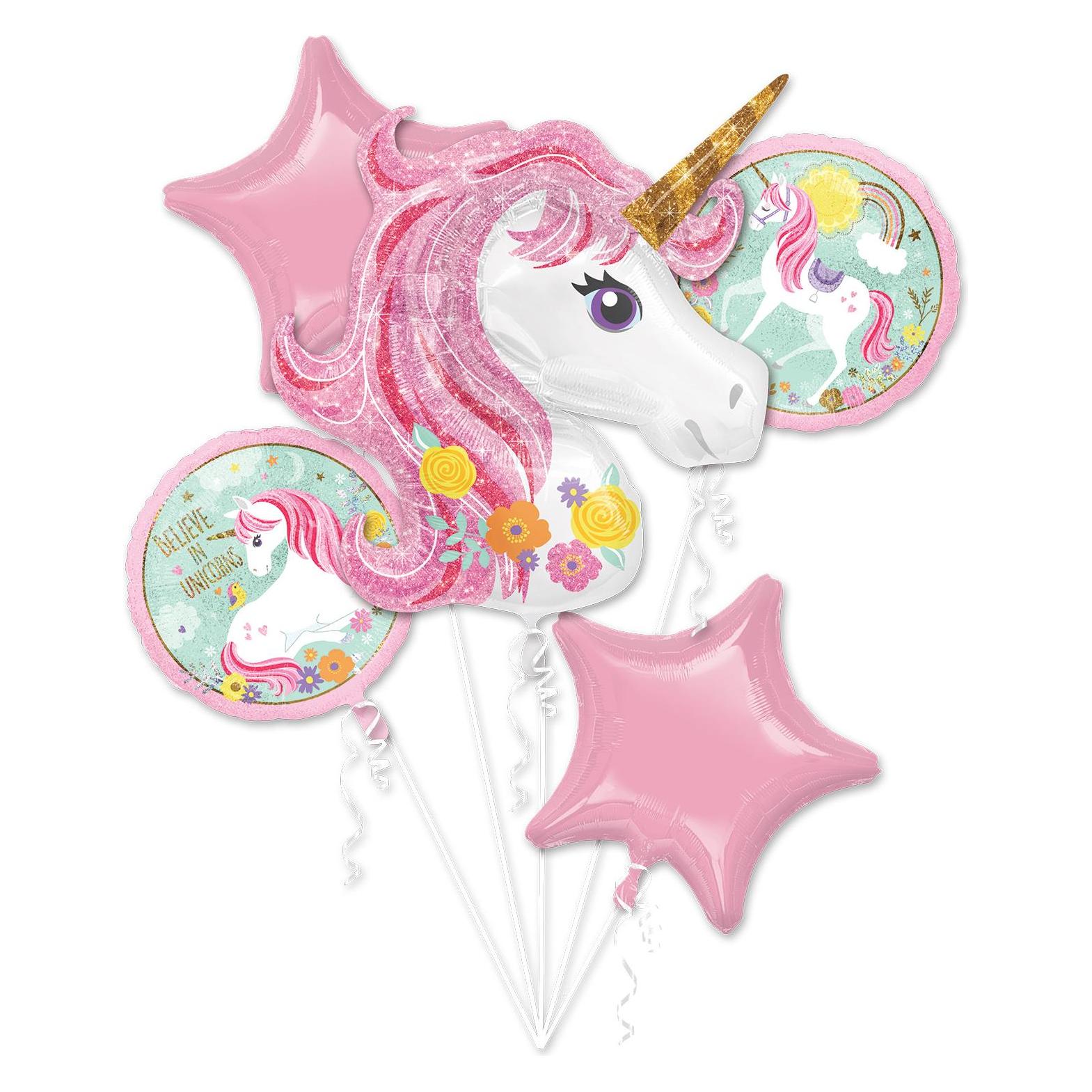 Anagram Ballonstrauss Einhorn Geburtstag (3x) (3727401)