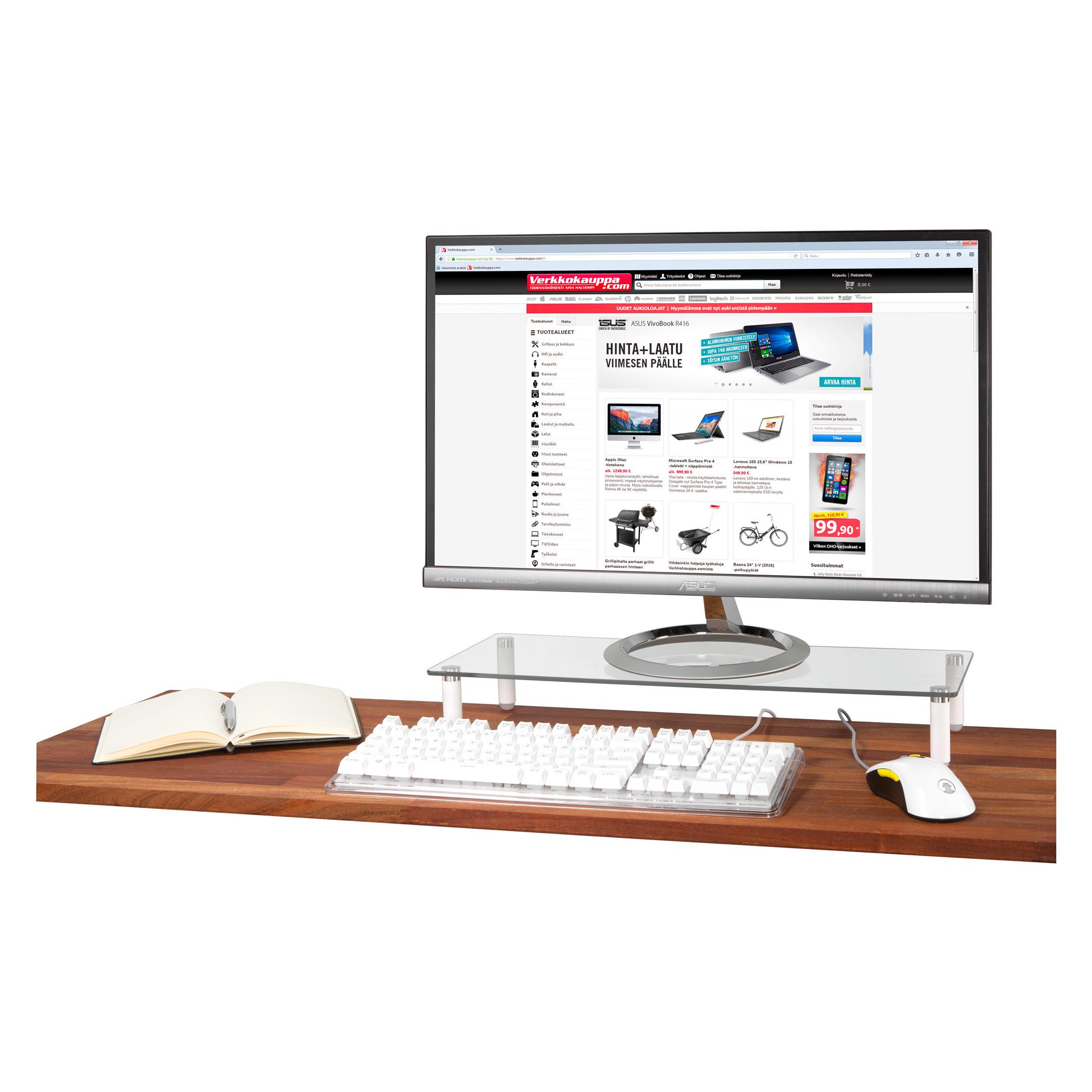 Ergowork ClassyGlass Glass Monitor Stand (42052616)