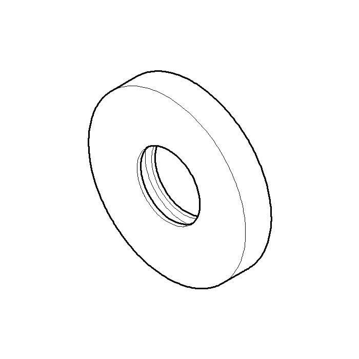 Dornbracht Rosette G 1/2 - 092722000-00 chrom