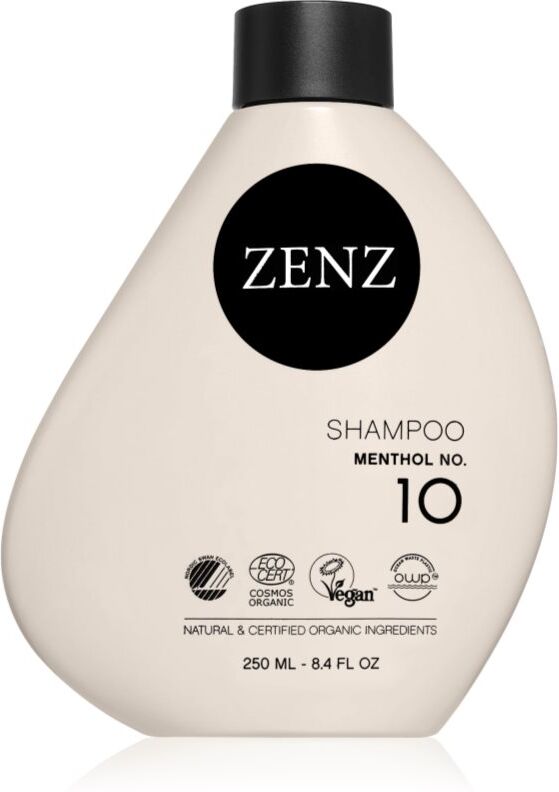 ZENZ Organic Menthol No. 10 shampoing pour cheveux et cuir chevelu gras 250 ml
