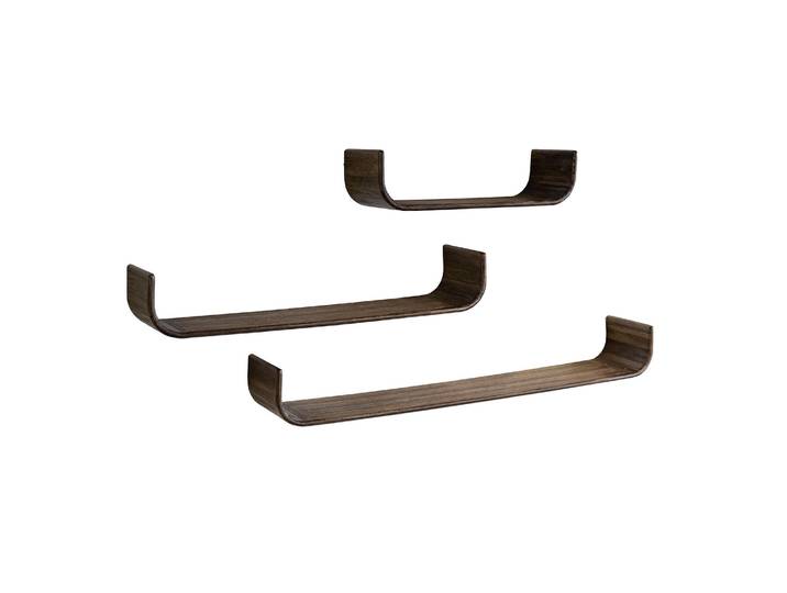 Clemento Maya Teak Wandregal U-shape
