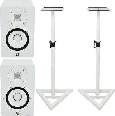 Yamaha HS 7 W Stand Set blanc
