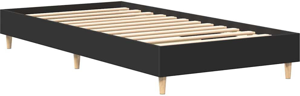 Alpen Home Bed Frame No Mattress Engineered Wood Black Single (3')