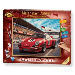Schipper Malen nach Zahlen - Motiv Gruppe Premium - Porsche 911 Carrera RSR 2.8, 40 x 50 cm